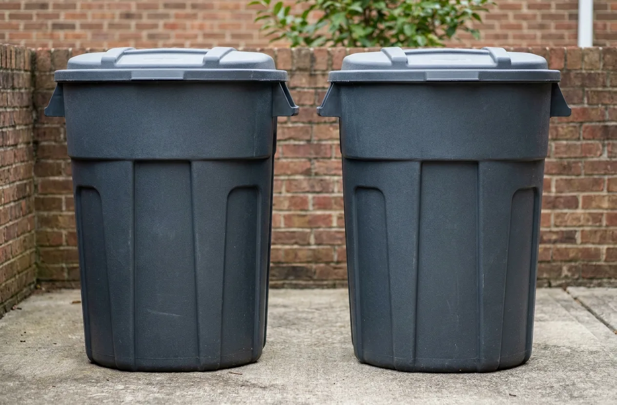 rat removal lidded refuse containers rear yard