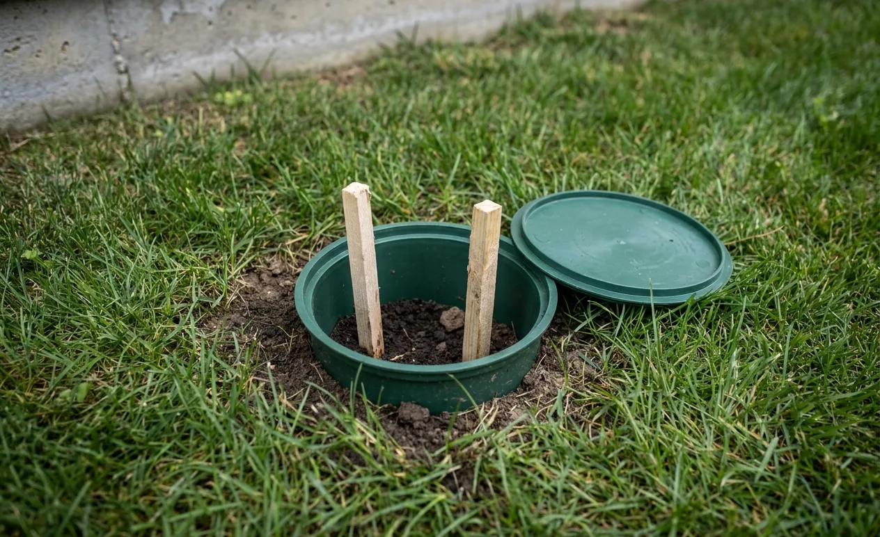termite treatment in ground monitoring station